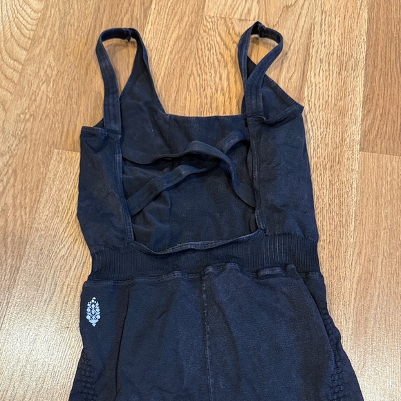 Free People Good Karma Onesie XS/S Black Sleeveless Jumpsuit - Picture 6 of 8